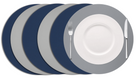 Set de sets de table Cookinglife - Double face - Placemats - Ø 38 cm - 6 pièces