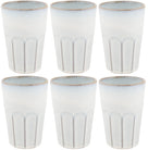 Tasses à Latte Macchiato Cosy & Trendy Bistro Vintage White 450 ml - 6 pièces