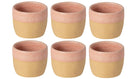 Costa Nova Tasses à café Arenito Mauve Rose 200 ml - 6 pièces