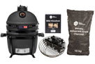 Keij Kamado Legend Compact Noir - Set de démarrage - Gril Barbecue