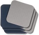 Set de dessous de verre Cookinglife - en cuir vegan - 10 x 10 cm - 6 pièces