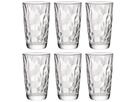 Set de verres a long drink Bormioli Rocco - Cocktail - Diamond - 47cl - 6 pièces