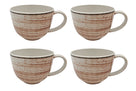 Cosy & Trendy Mugs Sintra Terracotta 350 ml - 4 pièces