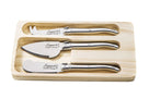 Ensemble de couteaux à fromage Laguiole - en inox - 581 g - 3 pièces
