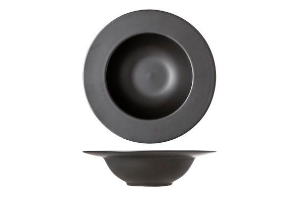 Assiettes à pâtes noires
