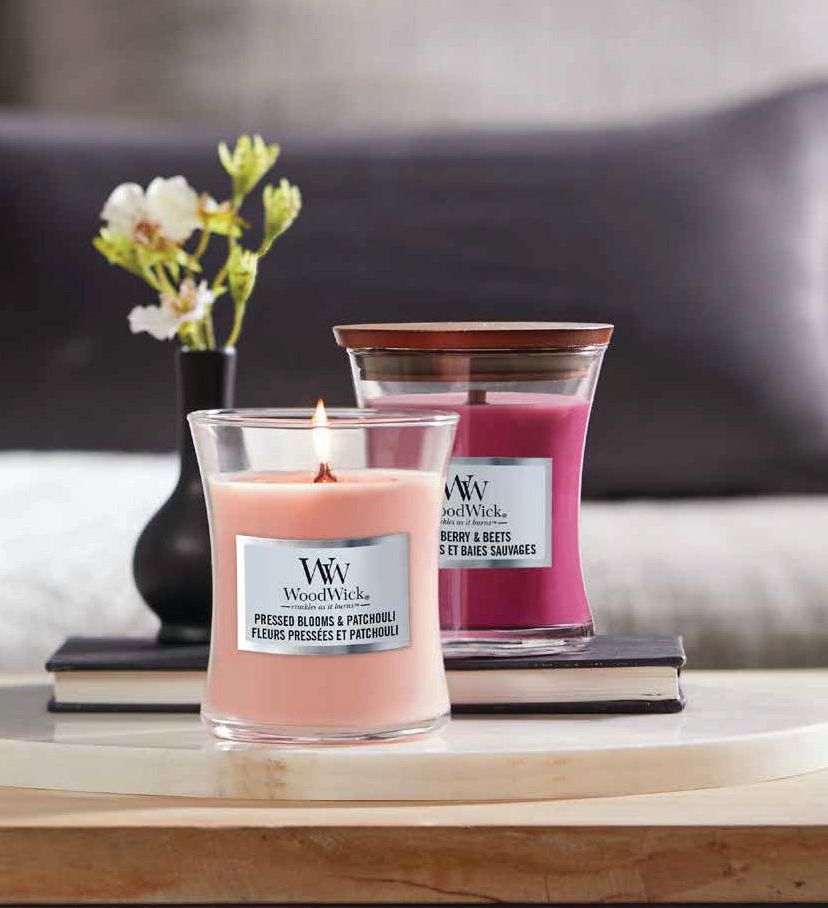 Bougie WoodWick 60 heures de combustion