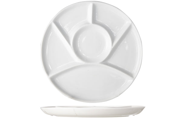 Assiettes de barbecue blanches