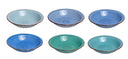 Set d'assiettes Cookinglife - Assiettes a pâtes - Delice Blue - 21 cm - 6 pièces