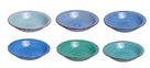 Set d'assiettes Cookinglife - Assiettes a pâtes - Delice Blue - 21 cm - 6 pièces
