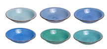 Set d'assiettes Cookinglife - Assiettes a pâtes - Delice Blue - 21 cm - 6 pièces