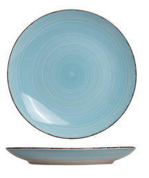 Ensemble d'assiettes de dîner Cookinglife - Delice Blue - ø 26,5 cm - 6 pièces
