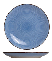 Ensemble d'assiettes de dîner Cookinglife - Delice Blue - ø 26,5 cm - 6 pièces
