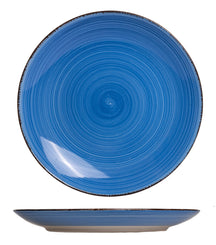 Ensemble d'assiettes de dîner Cookinglife - Delice Blue - ø 26,5 cm - 6 pièces