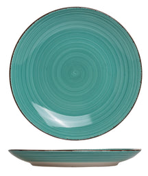 Ensemble d'assiettes de dîner Cookinglife - Delice Blue - ø 26,5 cm - 6 pièces