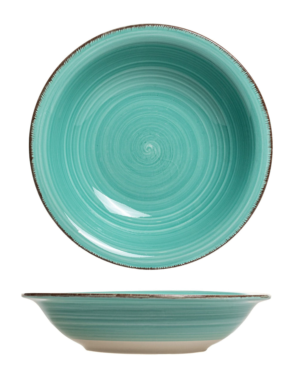 Set d'assiettes Cookinglife - Assiettes à pâtes - Delice - ø21 cm - 6 pièces
