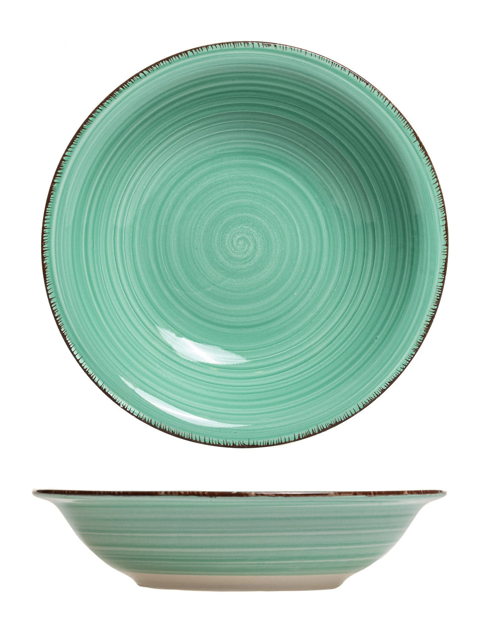 Set d'assiettes Cookinglife - Assiettes à pâtes - Delice - ø21 cm - 6 pièces