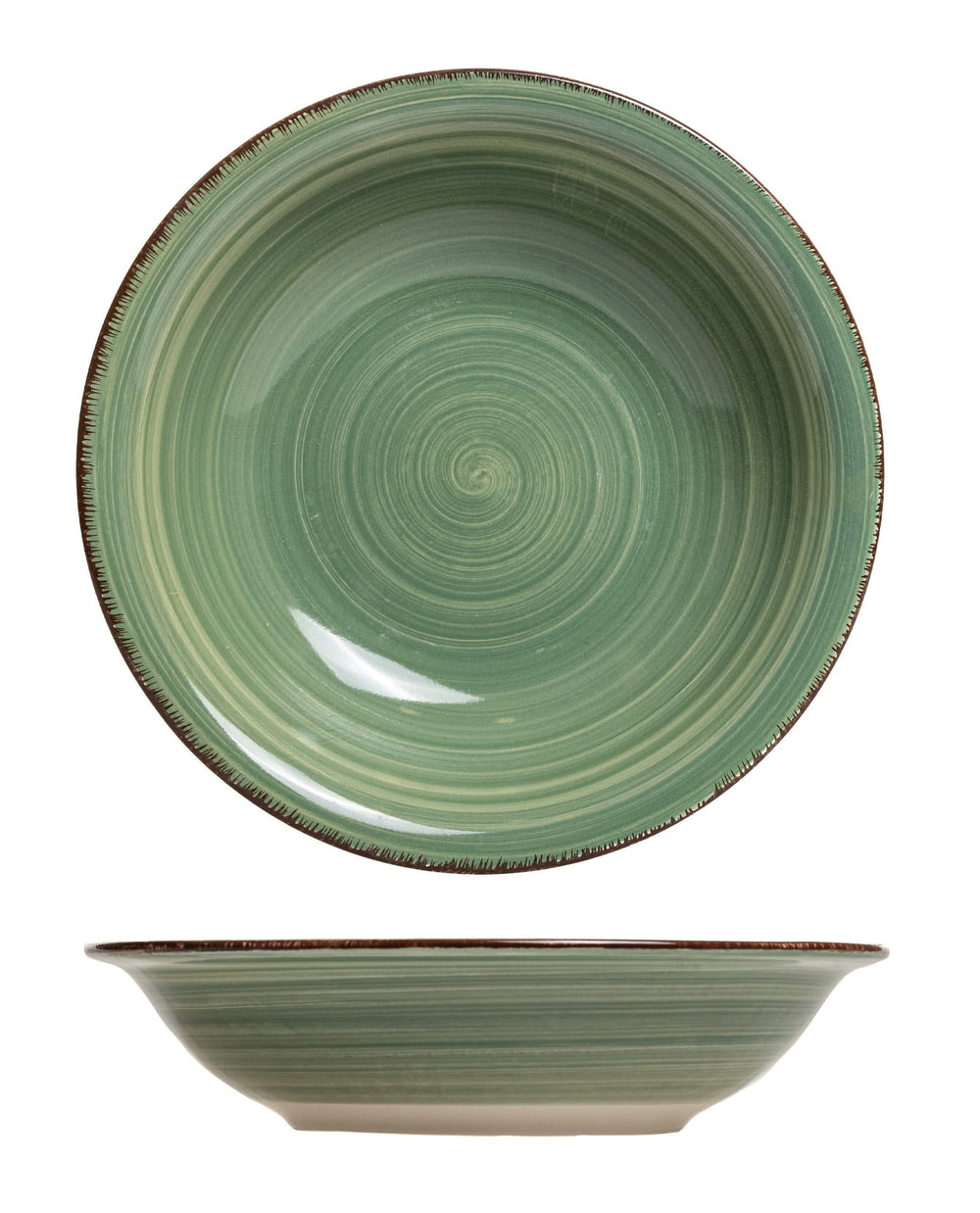 Set d'assiettes Cookinglife - Assiettes à pâtes - Delice - ø21 cm - 6 pièces