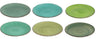 Set d'assiettes Cookinglife - en faïence - Delice Vert - 26,5 cm - 6 pièces