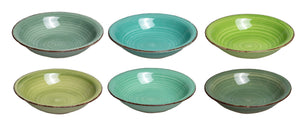 Set d'assiettes Cookinglife - Assiettes à pâtes - Delice - ø21 cm - 6 pièces