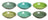Set d'assiettes Cookinglife - Assiettes à pâtes - Delice - ø21 cm - 6 pièces