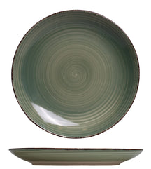 Set d'assiettes Cookinglife - en faïence - Delice Vert - 26,5 cm - 6 pièces