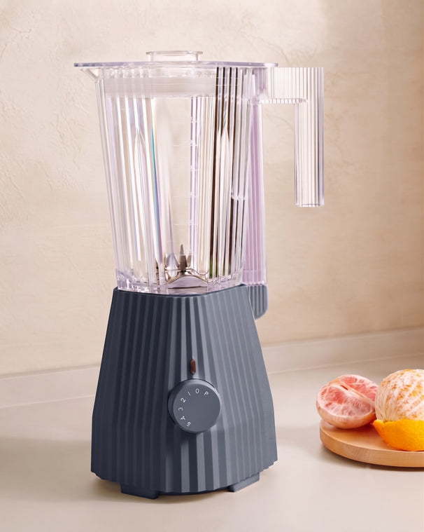 Blender Alessi Plissé Gris - 1,5 litre - 700 W - Michele de Lucchi - MDL09 G