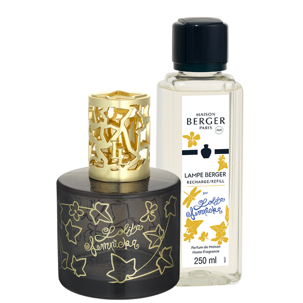 Set de lampe a parfum Maison Berger - Noir - Lolita Lempicka - 250 ml - 6 pièces