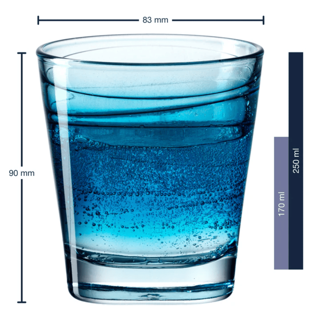 Verres à eau Leonardo Vario Struttura 250 ml - 6 pièces