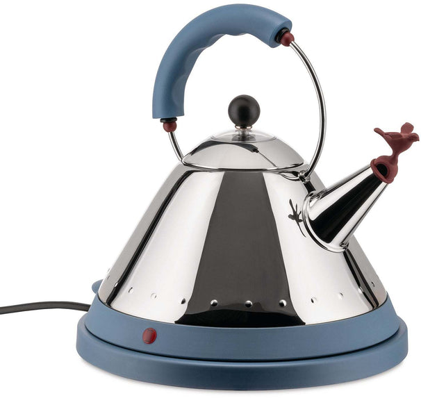 Bouilloire électrique Alessi MG32 RVS / Bleu - 1,5 litre - 2000 W - Michael Graves - MG32 AZ