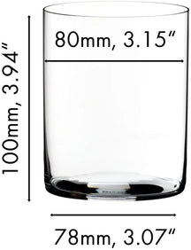 Set de verres a whisky Riedel - Verres a whisky - O Wine - 430 ml - 2 pièces