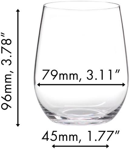 Set de verres à vin Riedel - Verres à vin blanc - O Wine - 320ml - 2 pièces