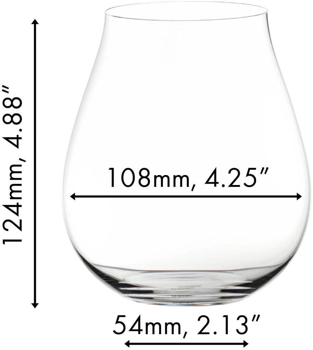 Ensemble de verres à vin Riedel - Verres à vin rouge - O Wine - 762ml - 2 pièces