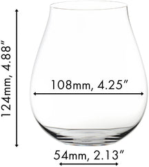 Ensemble de verres à vin Riedel - Verres à vin rouge - O Wine - 762ml - 2 pièces