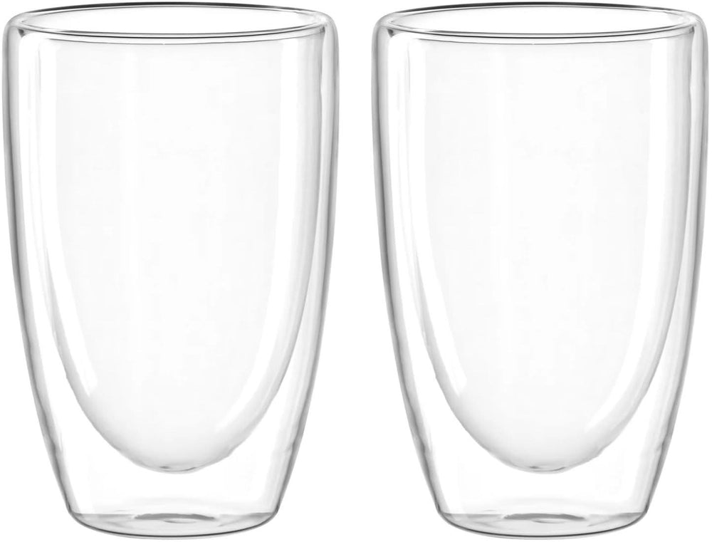 Verres à latte macchiato Leonardo à double paroi - Lot de 2 - 400 ml
