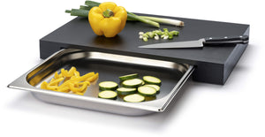 Planche à découper Continenta avec 3 tiroirs en inox - Duracore - 48 x 33cm