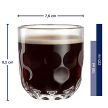 Verres à café Leonardo - Gocce Uno - 220 ml - 2 pièces