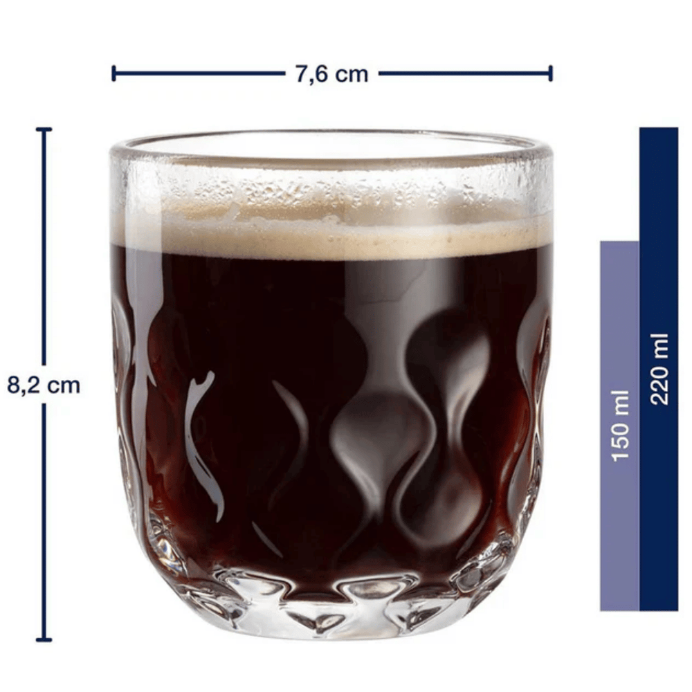 Leonardo Tasses à café - Gocce Due - 220 ml - 2 pièces