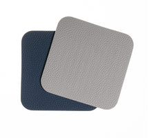 Set de dessous de verre Cookinglife - en cuir vegan - 10 x 10 cm - 6 pièces