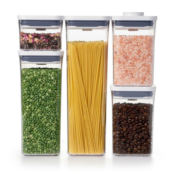 Ensemble de bocaux OXO Good Grips - Stockage - POP 2.0 - 400 ml-2,1 l - 5 pièces