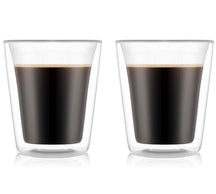 Verre à café et à thé double paroi Bodum Canteen - Valve brevetée - 200 ml - 2 pièces