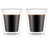Verre à café et à thé double paroi Bodum Canteen - Valve brevetée - 200 ml - 2 pièces
