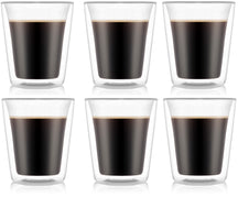 Verre à café et à thé double paroi Bodum Canteen - Valve brevetée - 200 ml - 6 pièces