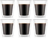 Verre à café et à thé double paroi Bodum Canteen - Valve brevetée - 200 ml - 6 pièces
