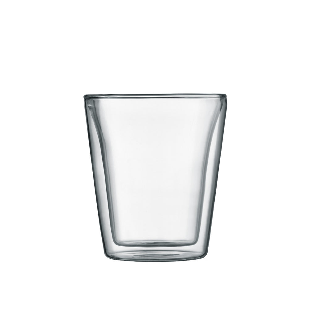Verre à café et à thé double paroi Bodum Canteen - Valve brevetée - 200 ml - 2 pièces