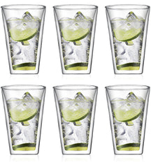 Set de verres latte-macchiato Bodum - Double paroi - Canteen - 400ml - 6 pièces