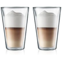 Verre à latte macchiato Bodum à double paroi Canteen - Valve brevetée - 400 ml - 2 pièces