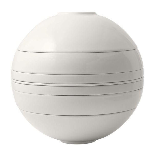 Ensemble de service Villeroy & Boch - 2 personnes - La Boule - Blanc- 7 pièces