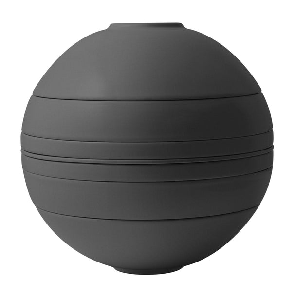 Ensemble de service Villeroy & Boch - 2 personnes - La Boule - Noir- 7 pièces