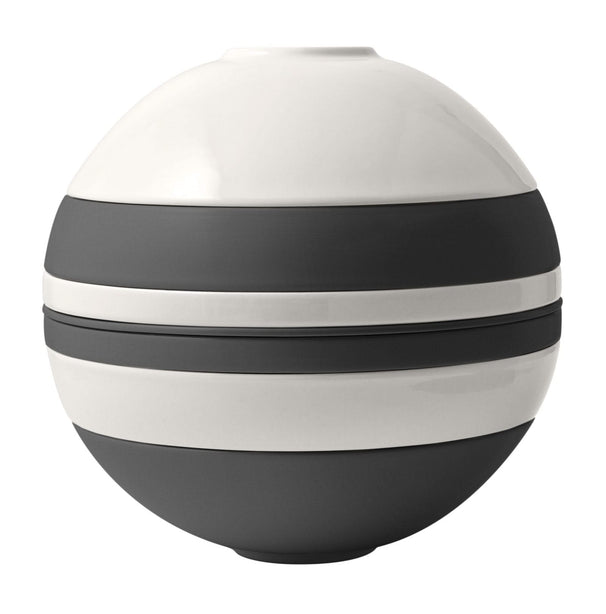 Ensemble de service Villeroy & Boch - 2 personnes - La Boule - Noir - Blanc - 7 pièces