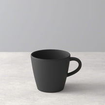 Tasse à café et soucoupe Villeroy & Boch Manufacture Rock - Noir - 160 ml
